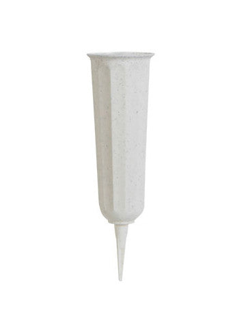 11"  Multi-Purpose Plastic Gray Vase