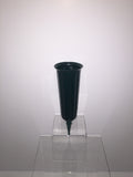 11" Multi-Purpose Plastic Green Vase