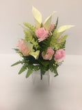 Light Pink Rose and Calla Lily Mixed Bush