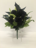 Black Rose and Calla Lily Mixed Bush