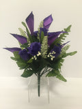 Purple Rose and Calla Lily Mixed Bush